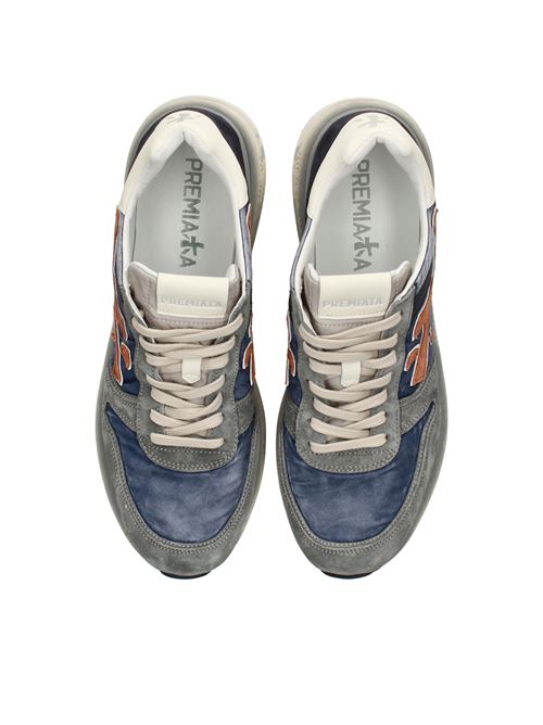 Sneakers in pelle scamosciata, tessuto e inserti in pelle PREMIATA | MICK VAR7215